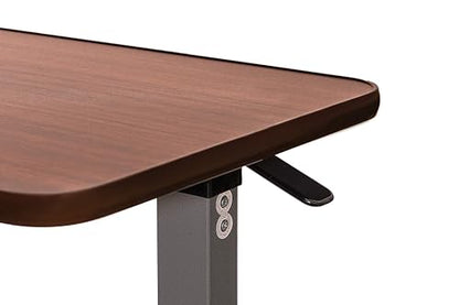 Medical Adjustable Overbed Bedside Table with Wheels (Hospital and Home Use), view 5