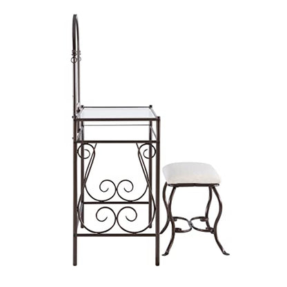Clarisse Metal Vanity Set (58950MTL-01-KD-U)