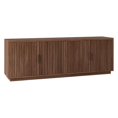 Henn&Hart 68" TV Stand for TVs up to 75", Medium Walnut, view 4