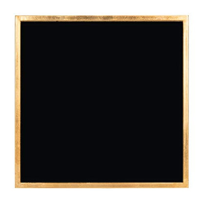 SAFAVIEH Home Collection Kiley Gold Leaf/ Black Glass Mirror Top Square Side End Accent Table