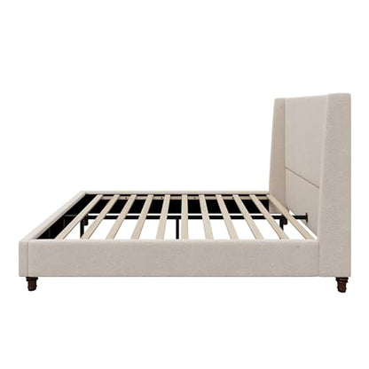Queen Size Upholstered Bed Frame, view 8
