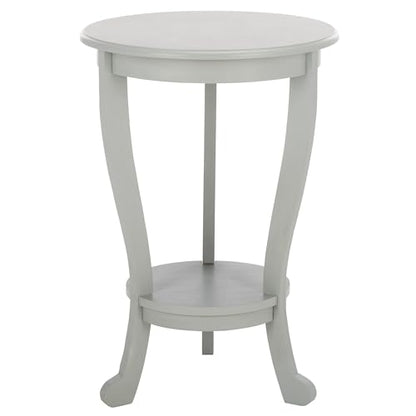 Robins egg blue solid wood farmhouse pedestal table, view 8