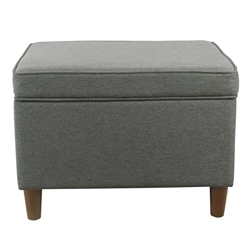 24" Storage Ottoman, Gray (K7732-F2281-V), Large