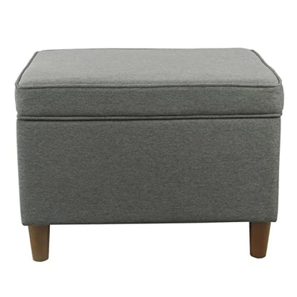 24" Storage Ottoman, Gray (K7732-F2281-V), Large