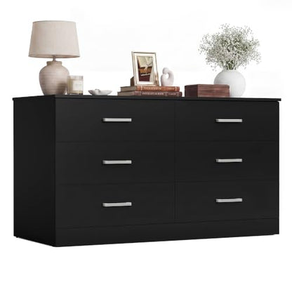 6 Dressers for Bedroom, Chest of Drawers, Dark Black, view 8