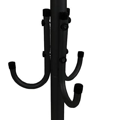 Freestanding Coat Rack, Multi-Tier Organizer for Office and Entryway, Metal, view 7