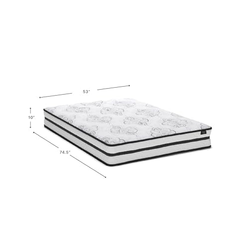 Signature Design by Ashley 10 Inch Full Hybrid Mattress, White, view 3