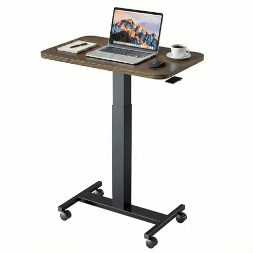 Small Rolling Laptop Standing Desk, view 2