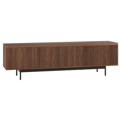 Henn&Hart 70" TV Stand for TVs up to 75", Medium Walnut, view 2