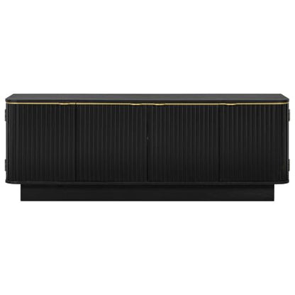 59.1" Fluted TV Stand with Storage Cabinets, view 8