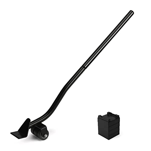 Furniture Moving Set for Hard Floor Surfaces, Move Heavy Furniture Quickly & Easily,(1 Lifter Tool & 4 Heightening Block)