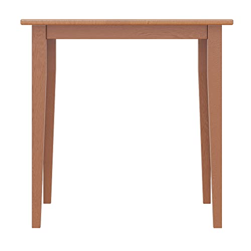 Groveland Wooden Square Dining Table, 29" in Light Oak, Practical & Elegant Table for Eating, Study, Work, Sturdy Furniture for Kitchen, Dining Room, Office, Entryway