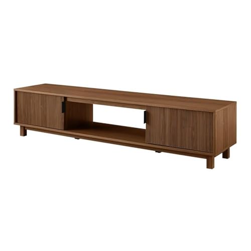 Arundo Fluted TV Stand for TVs up to 80 Inches, 70" TV Stand, Mocha, view 6