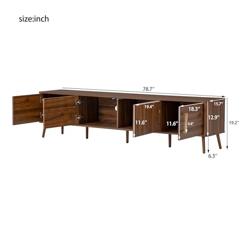 GDFStudio 78.7” TV Stand for 65–85 Inch TVs, view 3