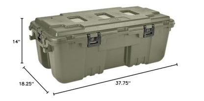 Storage Trunk - 108 Quart w/ Wheels (1819) - Hunter Green