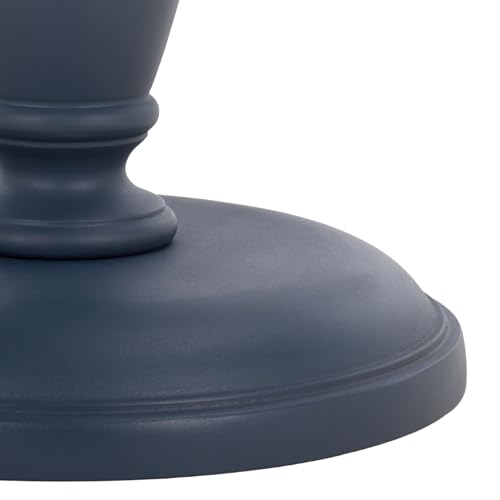 SAFAVIEH Furniture - Rue Accent Table - Navy Blue - Solid Wood Pedestal Side Table - Round Top Modern Design - Fully Assembled - Ideal for Living Room, Bedroom, 12.5" W x 12.5" D x 24.5" H (ACC3266A)