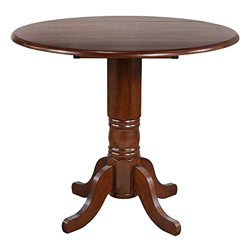Andrews Pub Table Set, Warm distressed chestnut