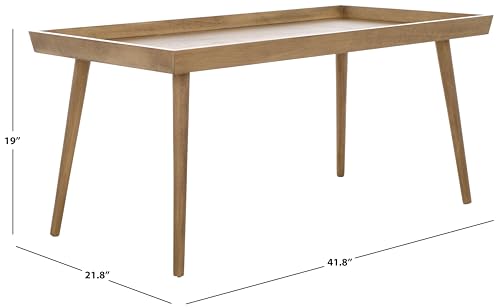 Safavieh Home Nonie Modern Chocolate Tray Top Coffee Table