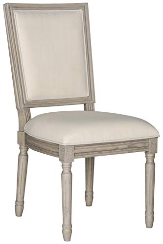 SAFAVIEH Home Collection Buchanan French Brasserie Linen Side Chair
