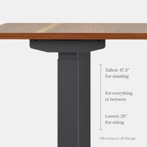 Duo Standing Desk, Adjustable Standing Desk with 20" Range, view 7