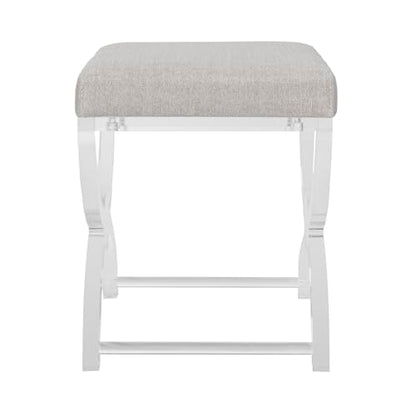 Safavieh Home Collection Delfina Clear Acrylic Ottoman