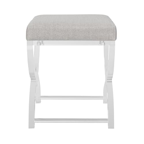 Safavieh Home Collection Delfina Clear Acrylic Ottoman