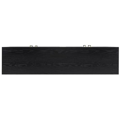 Henn&Hart Tillman Rectangular TV Stand for TV's up to 80" in Black Grain, view 6