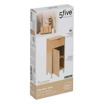 5 Five Simply Smart 5five - Tasso 2 Doors Natural Wood Effect Base Cabinet