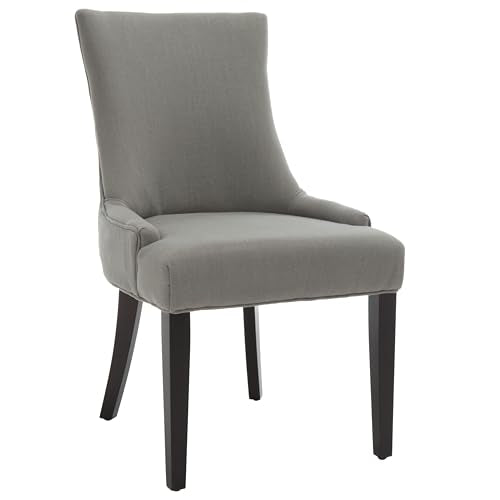 SAFAVIEH Home Collection - Lester Granite Upholstered Dining Chair, Modern Armless Design with Solid Wood Legs, Comfortable Seating for Dining Room or Kitchen (MCR4709B)
