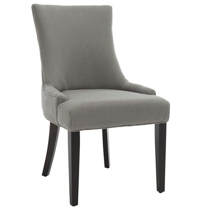 SAFAVIEH Home Collection - Lester Granite Upholstered Dining Chair, Modern Armless Design with Solid Wood Legs, Comfortable Seating for Dining Room or Kitchen (MCR4709B)