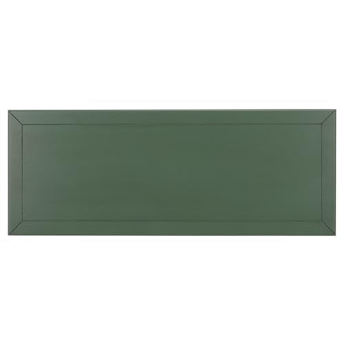 SAFAVIEH Furniture - Samantha 2-Drawer Console Table - Dusty Green - Solid Wood - Classic Storage Design - Ideal for Entryway, Living Room, Hallway, 35.8" W x 13.8" D x 29.5" H (AMH5710L)