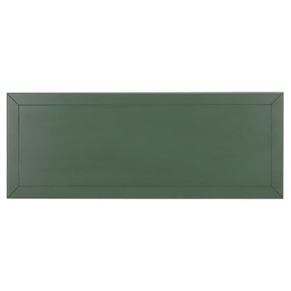 SAFAVIEH Furniture - Samantha 2-Drawer Console Table - Dusty Green - Solid Wood - Classic Storage Design - Ideal for Entryway, Living Room, Hallway, 35.8" W x 13.8" D x 29.5" H (AMH5710L)