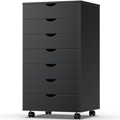 7 Drawer Wooden Dresser, Storage Cabinets, Room Organization, view 2