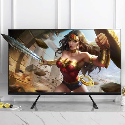 Universal TV Stand, Metal TV Legs for 20-65 Inch Lcd/Led/Oled/Plasma Flat&Curved Screen TV Height Adjustment with VESA 75X75Mm to 800X500Mm Max ML1760