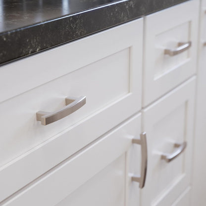 (10-Pack) – Brushed Nickel Cabinet Handles, 3 Inch Hole Center, Pulls for Drawers, Kitchen Cabinet Door, Dressers | Pierce