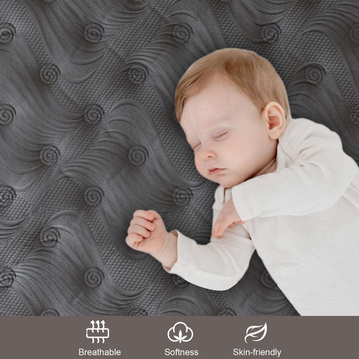 Queen Mattress, 14 Inch Hybrid Mattresses Black with Gel Memory Foam and Individually Pocket Innerspring Euro Top Medium Firm for Motion Isolation, Edge Support, 100 Night Trial