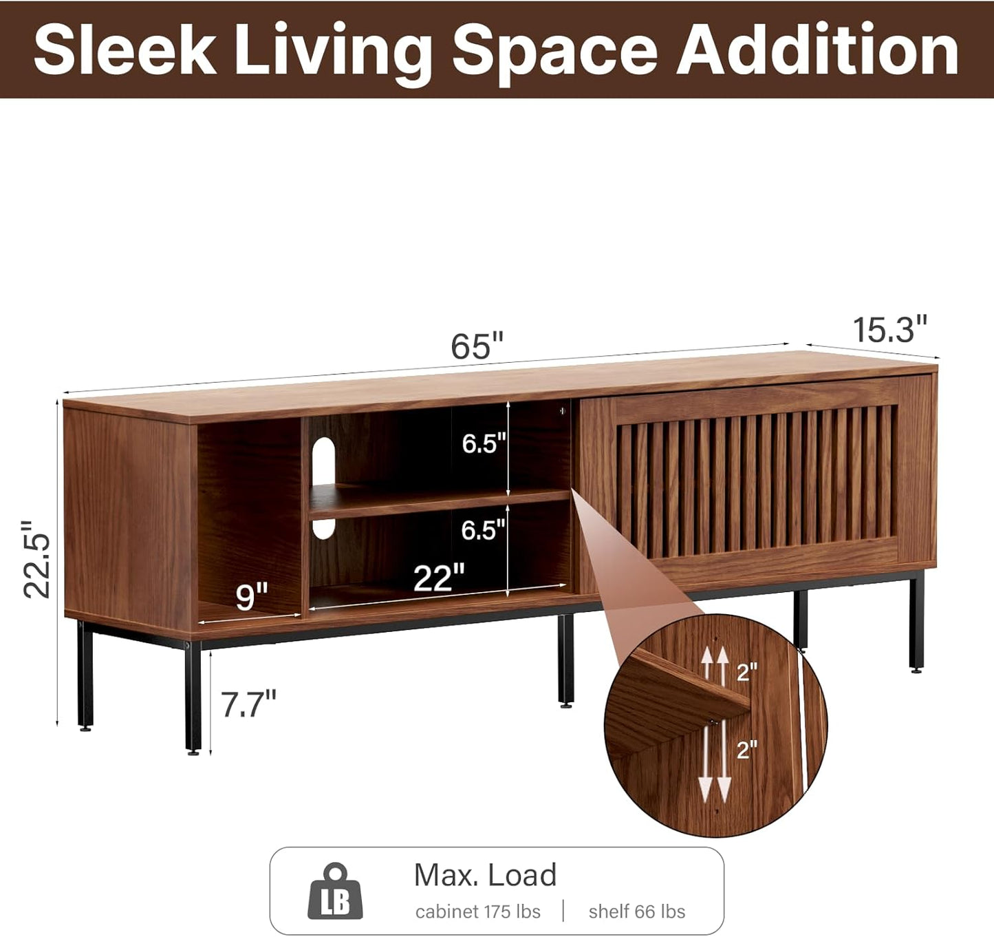 Farmhouse TV Stand for 65-70 Inch Tvs with Sliding Barn Door, Metal Frame & Adjustable Shelves - Rustic Brown Entertainment Center Media Console
