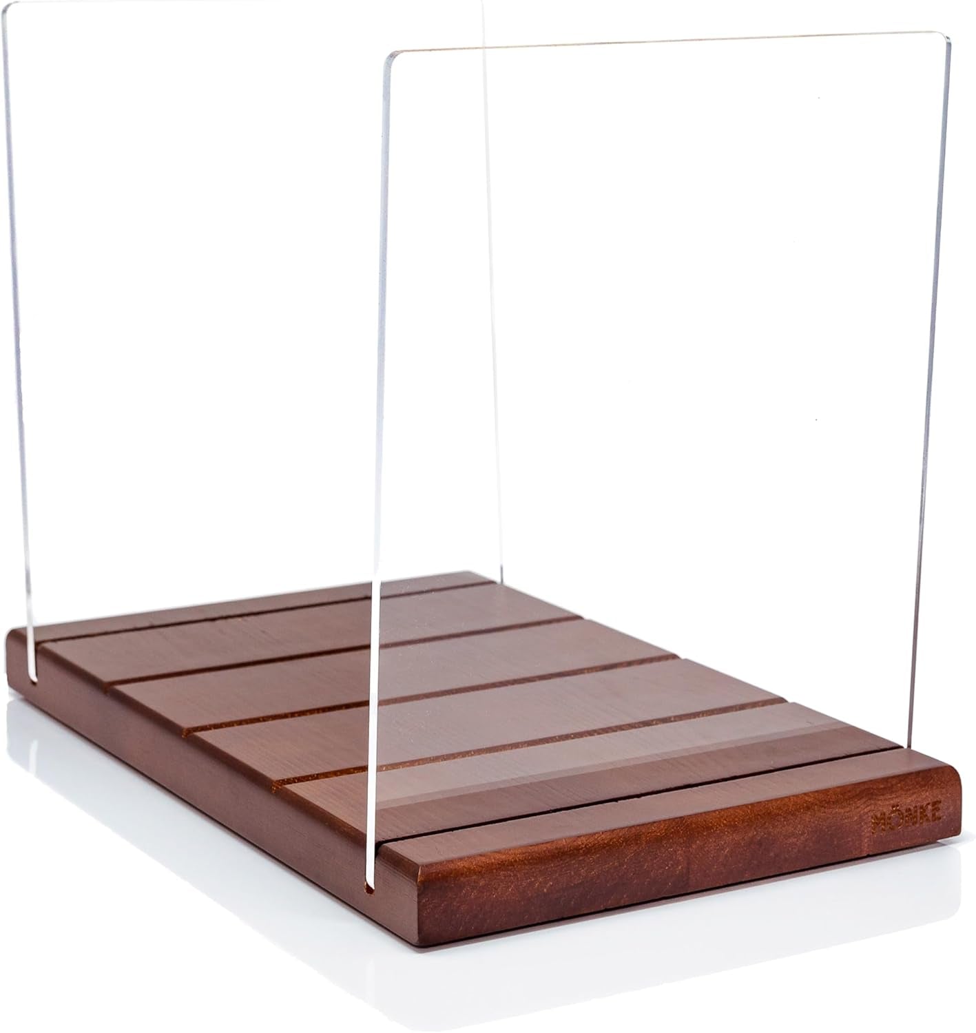 Premium Vinyl Record Storage - a Mid-Century Style Record Holder for Albums, 60-70 LP Capacity - Complements Any Record Player (Brown)