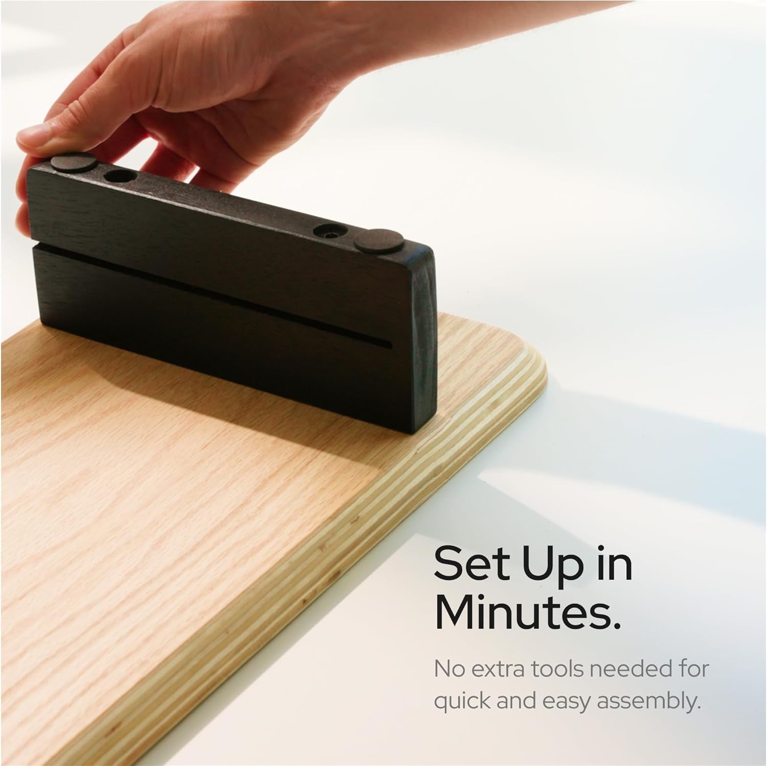 Dual Monitor Riser with Integrated Metal Shelf - Wooden Desk Shelf for Top of Desk - Wood Monitor Stand for Desk 2 Monitors / Tv - Dual Monitor Stand Riser for Desk - Large Walnut Monitor Stand