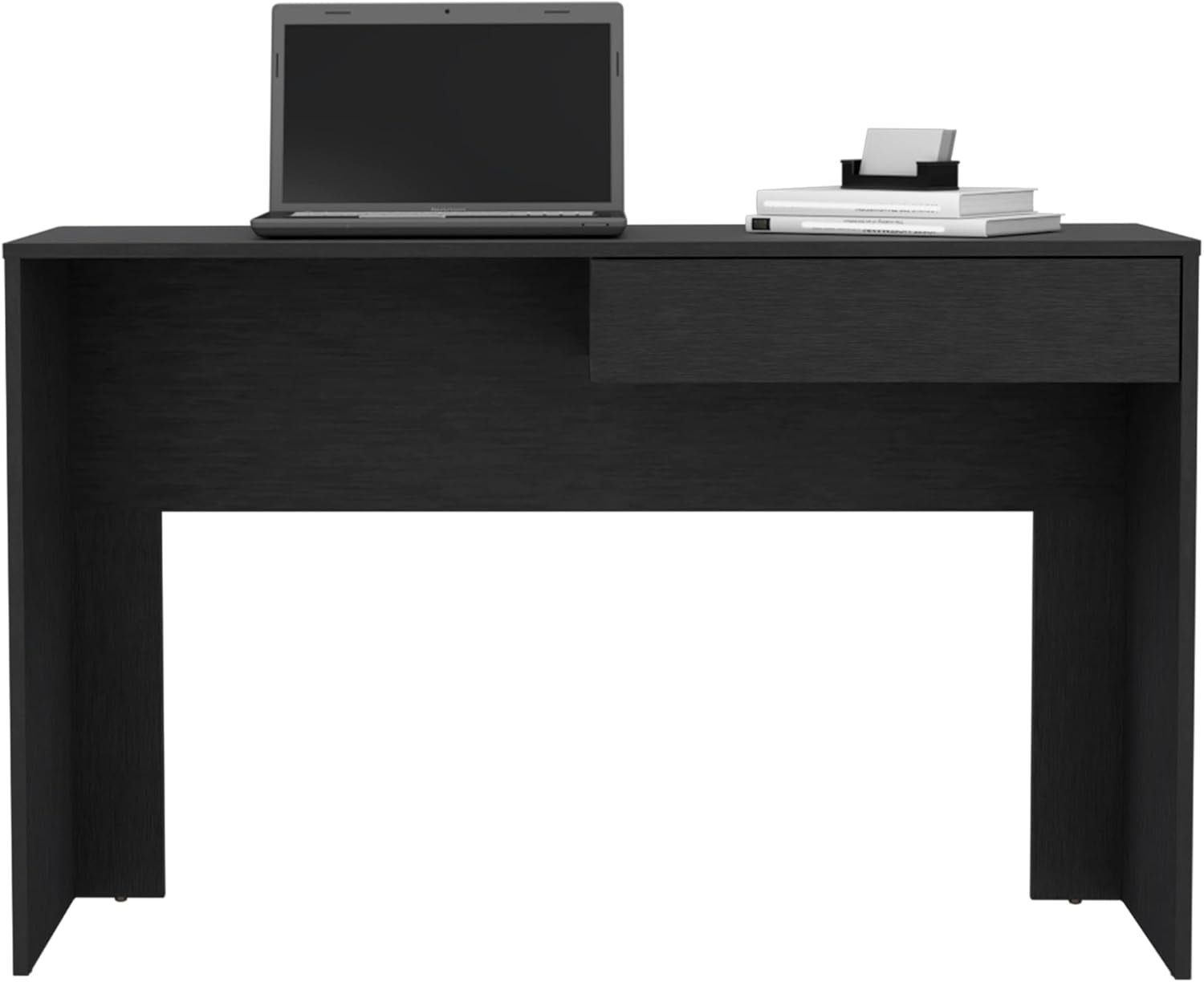 Computer Desk Harrisburg, One Drawer, Black Wengue Finish