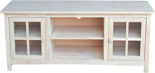 International Concepts Unfinished Franklin Entertainment Center, Unfinished