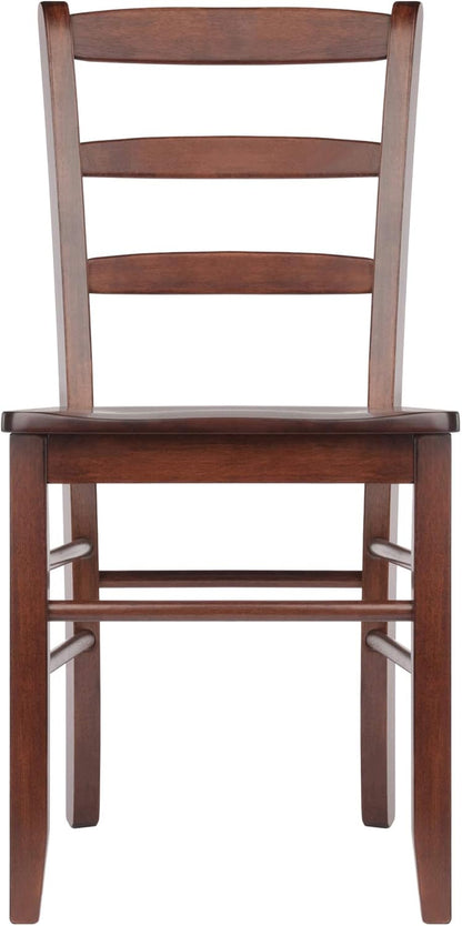 Benjamin Ladder Back Chair, Walnut, Set of 2