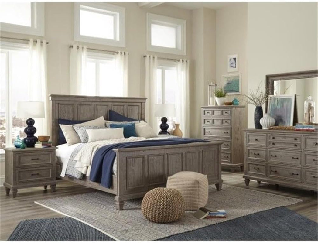 Lancaster Queen Panel Headboard in Dovetail Gray