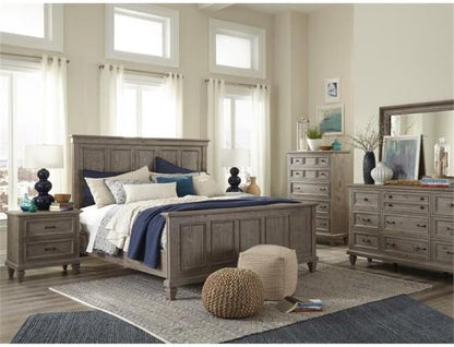 Lancaster Queen Panel Headboard in Dovetail Gray