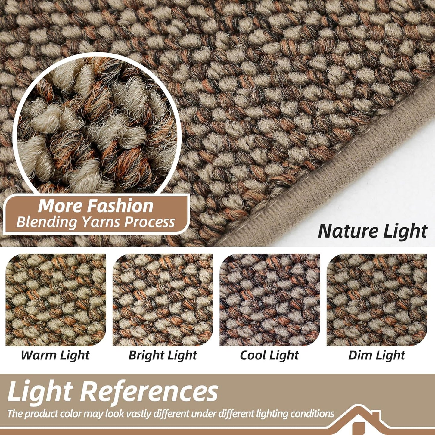 Dirt Trapper Door Mat 24" X 36" Half Circle Non-Slip Washable Doormats Entrance Rugs Absorbent Welcome Low Profile Floor Mats for Front Back Door and Entryway, Taupe