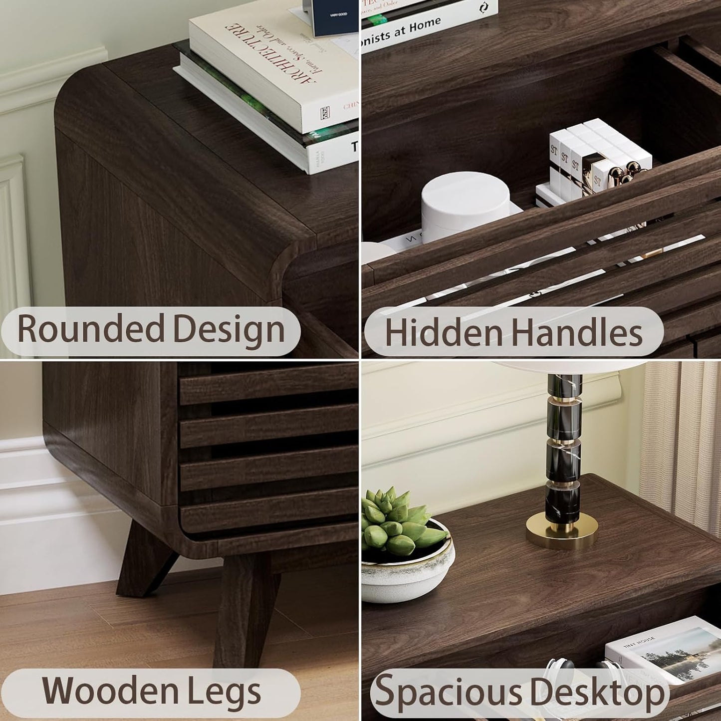 Dresser for Bedroom,8 Drawers Chests of Drawers, Pre-Installed Wooden Large Drawer Organizer for Bedroom Hallway