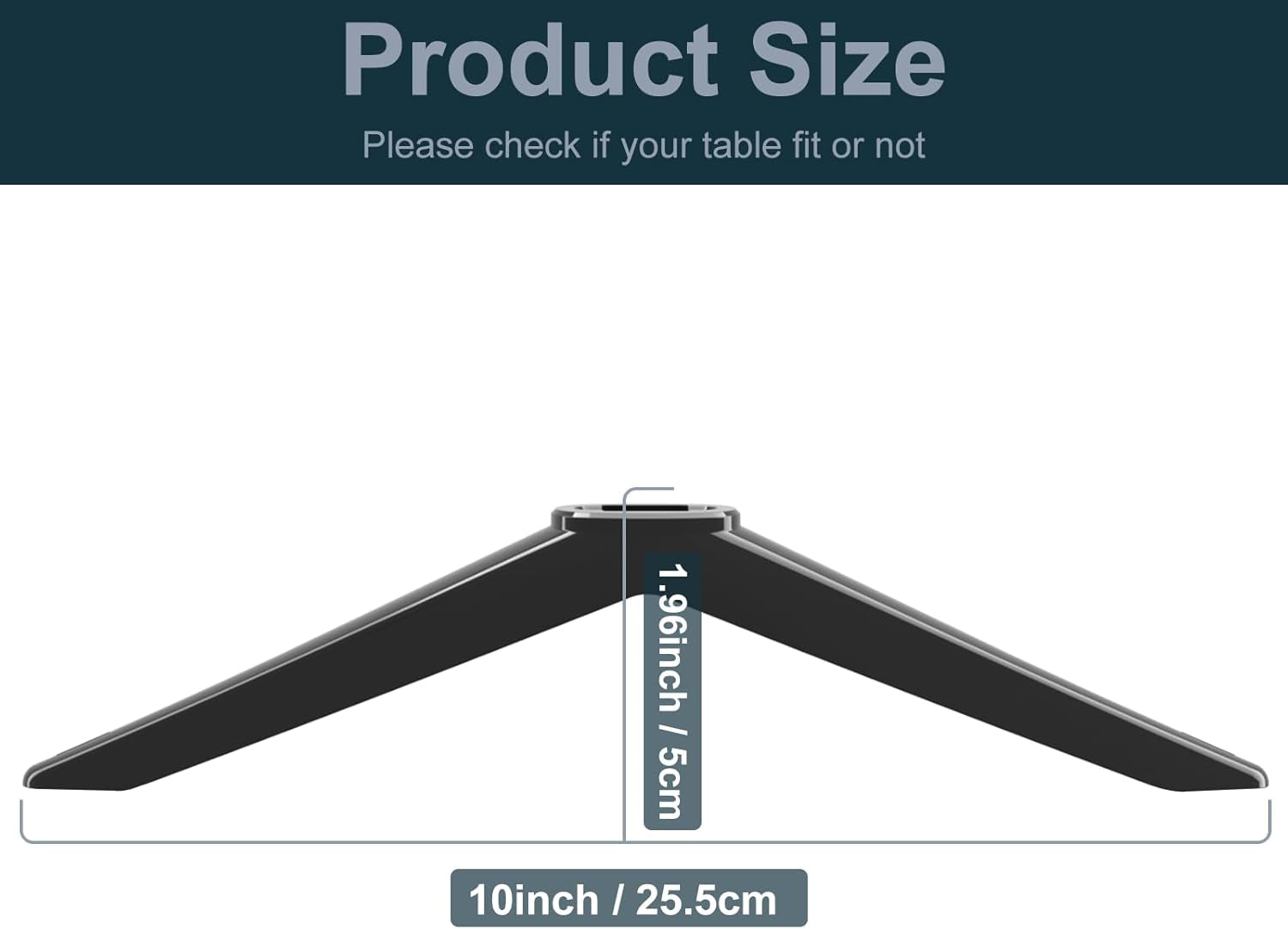 Stand for TCL TV Stand Legs Compatible with Select Models for 28 32 40 43 49 50 55 65 Inch for TCL TV Stand, for 28D2700 32S321 40S325 43S431 43S303 49S423 50S423 50S425 55S525, for TCL Roku TV Legs