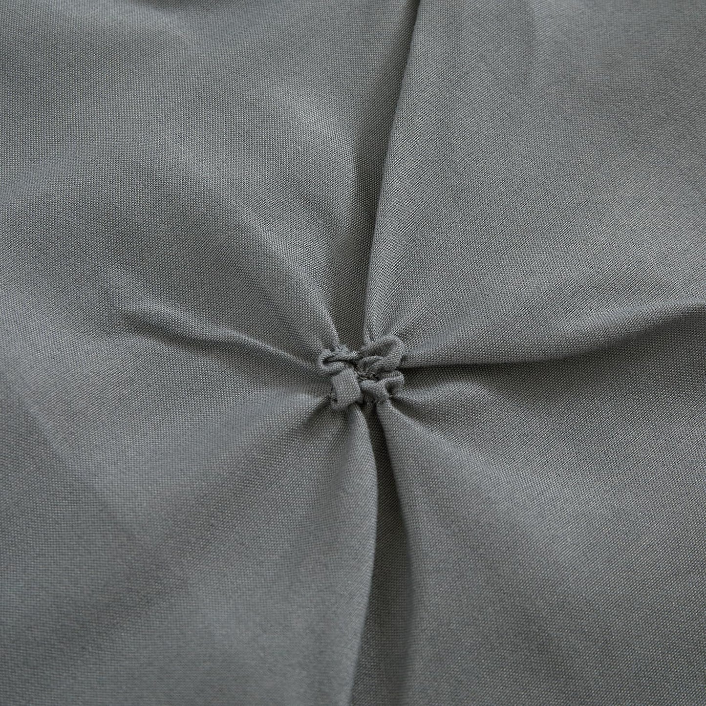 Lightweight Soft Microfiber Pillow Shams, Well Crafted Pinch Pleat, King Size (20X36) Grey Color 2 Pack