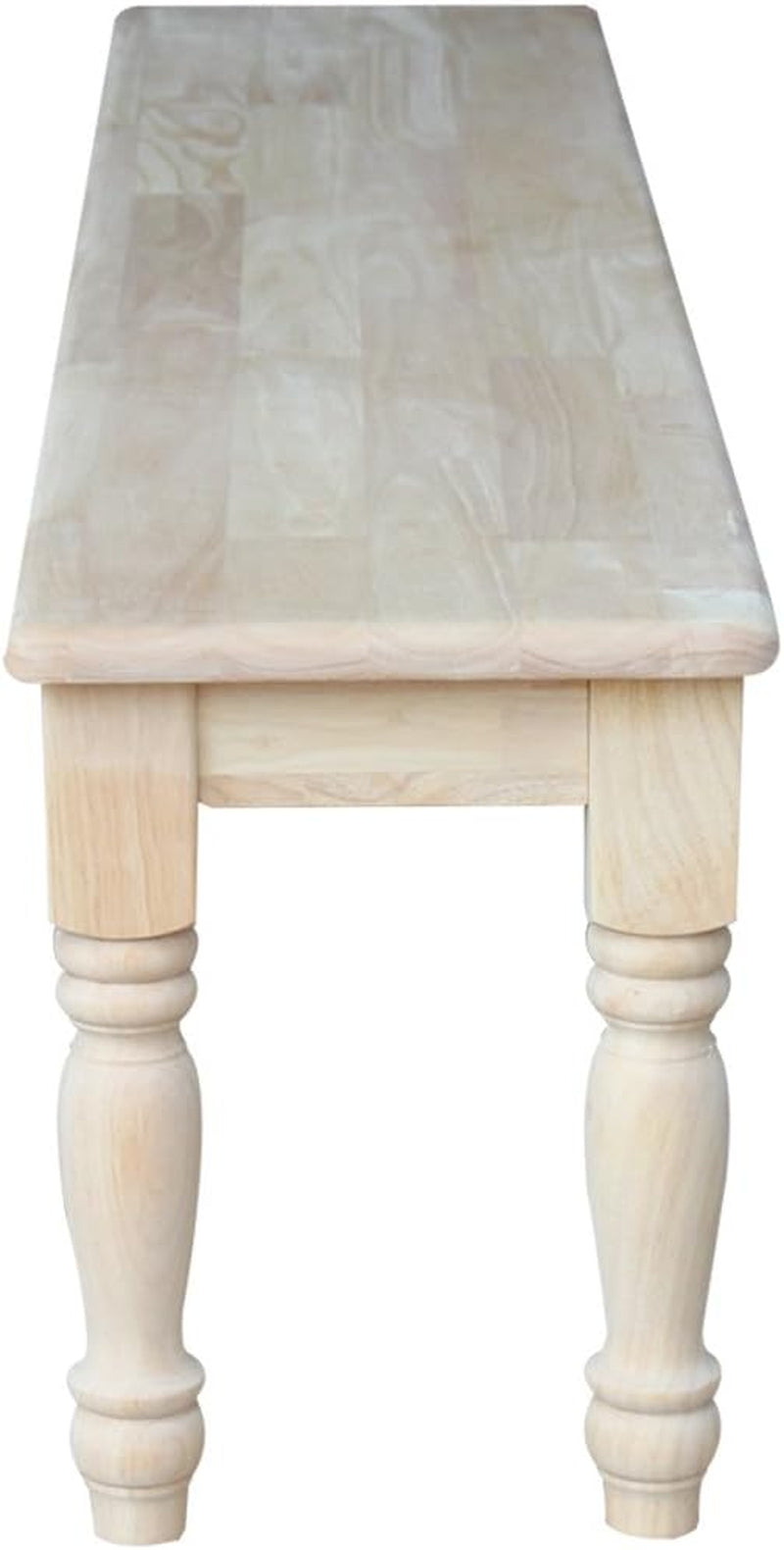 International Concepts BE-72S Shaker Style Bench, Unfinished