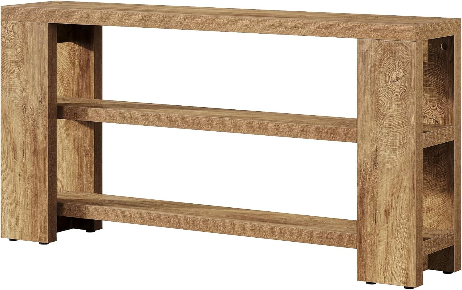 70.9-Inch Extra Long Console Table with Storage, Narrow Wooden Sofa Table behind the Couch, Farmhouse 3-Tier Entry Foyer Table for Entryway, Living Room, Hallway